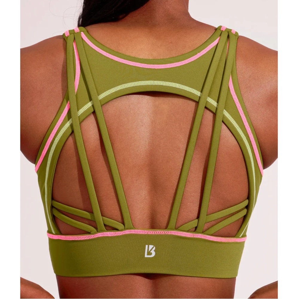 Transcend Sports Bra sz M Olive